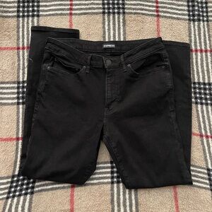 Express Men’s Slim Hyper Fit Black Denim Jeans - Size 31 X 30